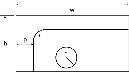 Parametric drawing example.