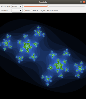 Capturing a viewer of Julia sets, Linux/Ubuntu version.