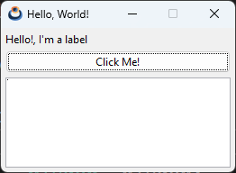 NAppGUI Hello World application.