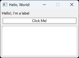 NAppGUI Hello World application.
